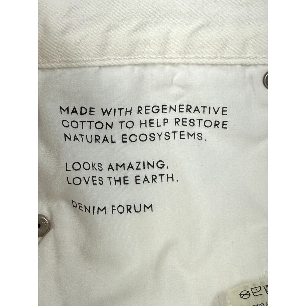 Denim Forum The '90s Vintage Cut-Off Shorts Sz 26 from Aritzia white high rise - Picture 12 of 16